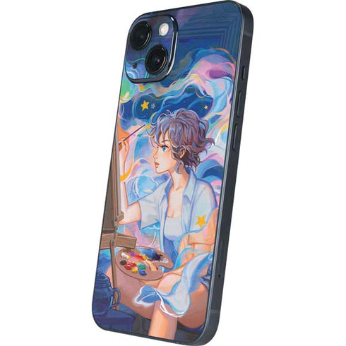Rainbow Anime Artist Painter by Ivy Dolamore iPhone 14 Plus Skin